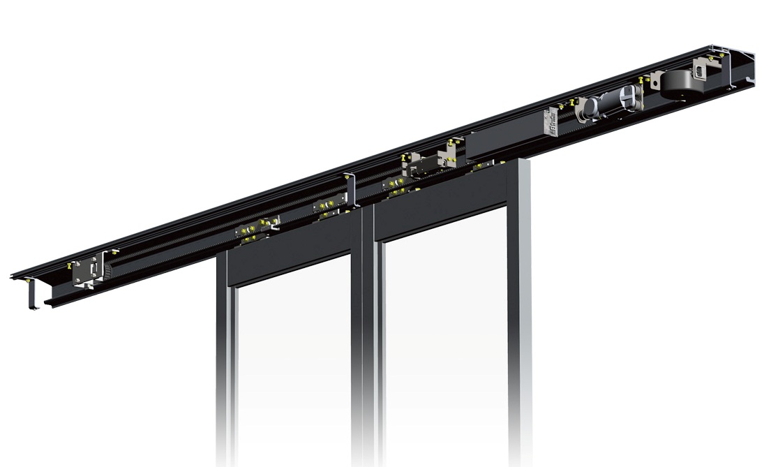 Slim Header Pintu Kaca Otomatis DS-S-EN