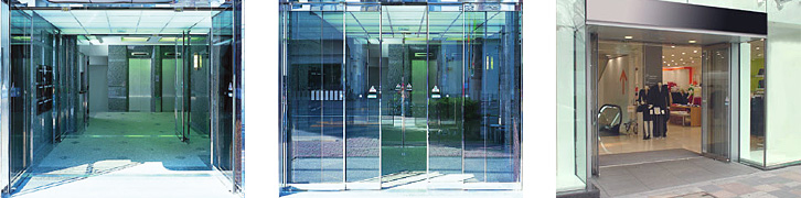 Wide-open Pintu Kaca Otomatis WO3